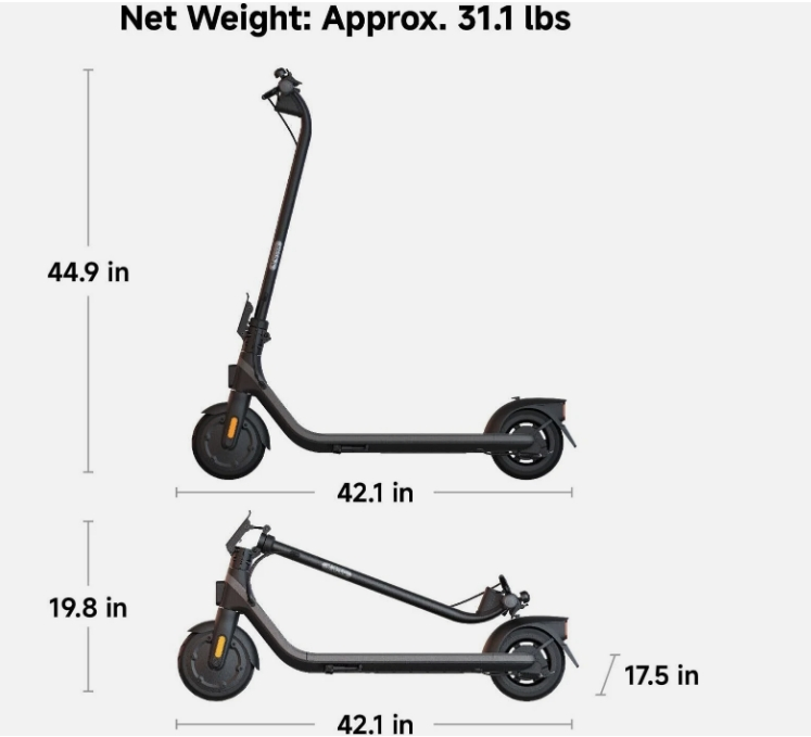 (Original $349) Segway Ninebot E2 Plus II-Refurbished63192238736131123