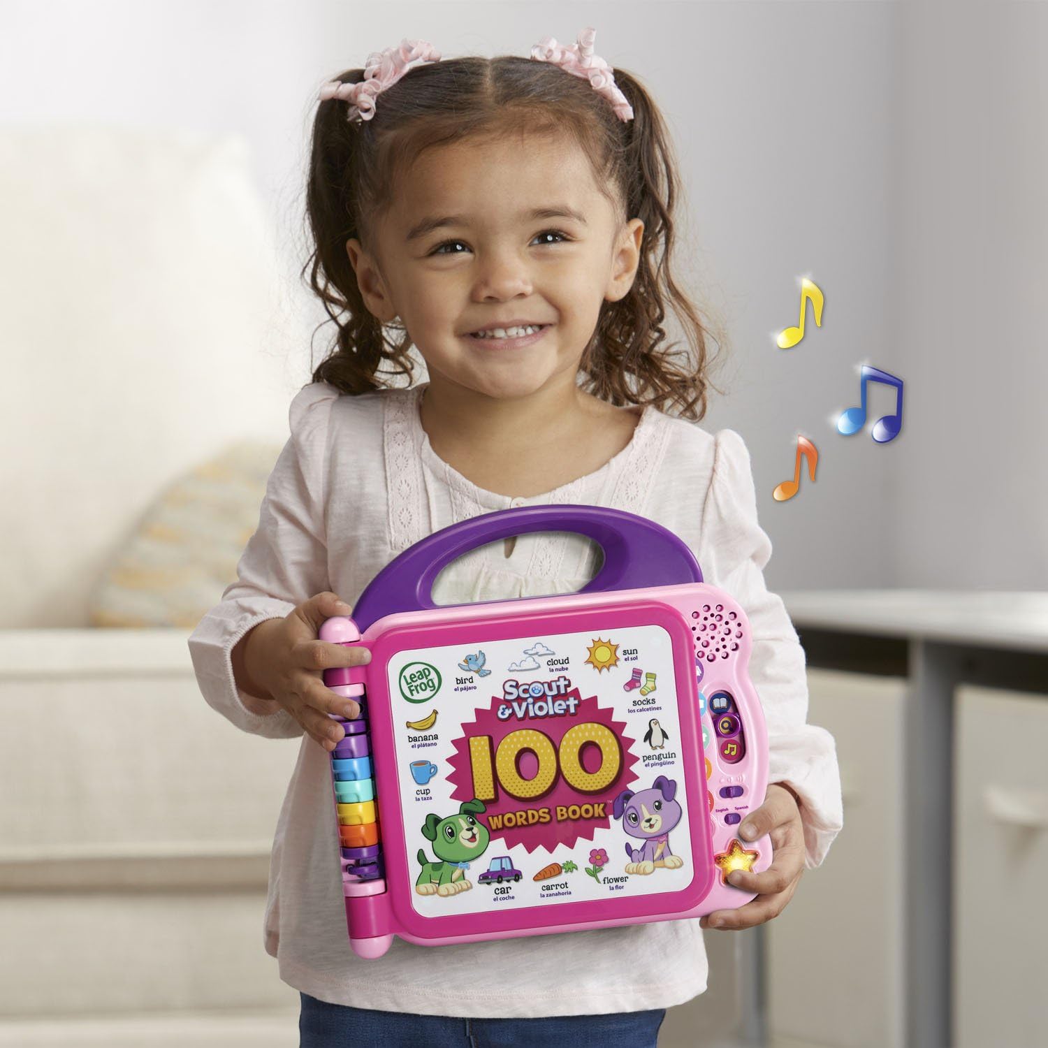 LeapFrog Scout and Violet 100 Words Book for ages 18+ months Purple  (Open Box)63678752236291120
