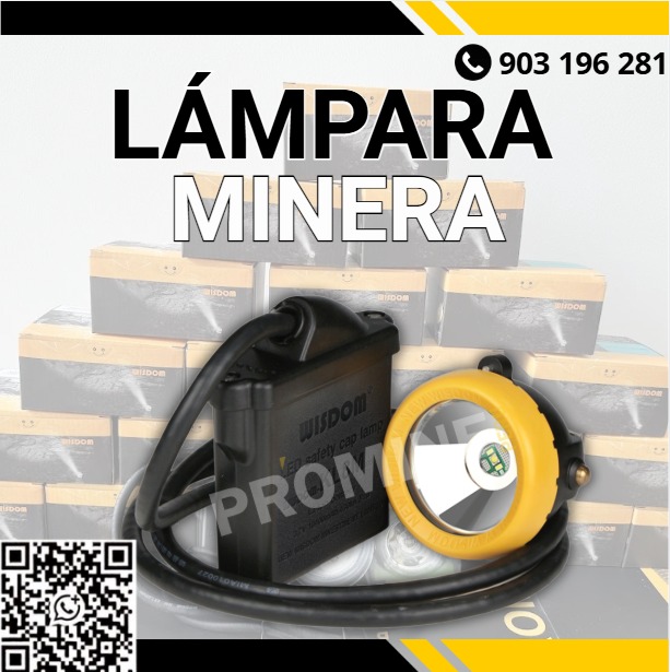 Servicio de venta de lámparas mineras profesionales