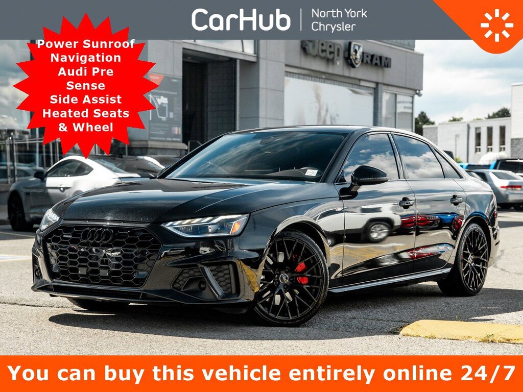 2023 Audi A4 Sedan Progressiv Sunroof Navi Audi Pre Sense Side Assist