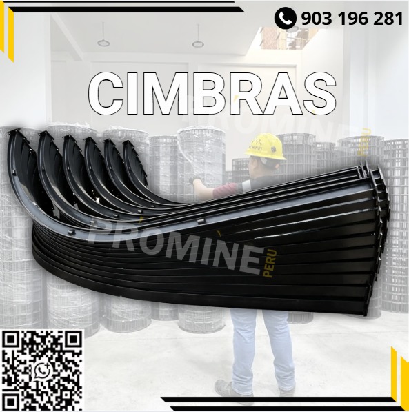 Servicio de suministro de cimbras metálicas para sostenimiento pesado