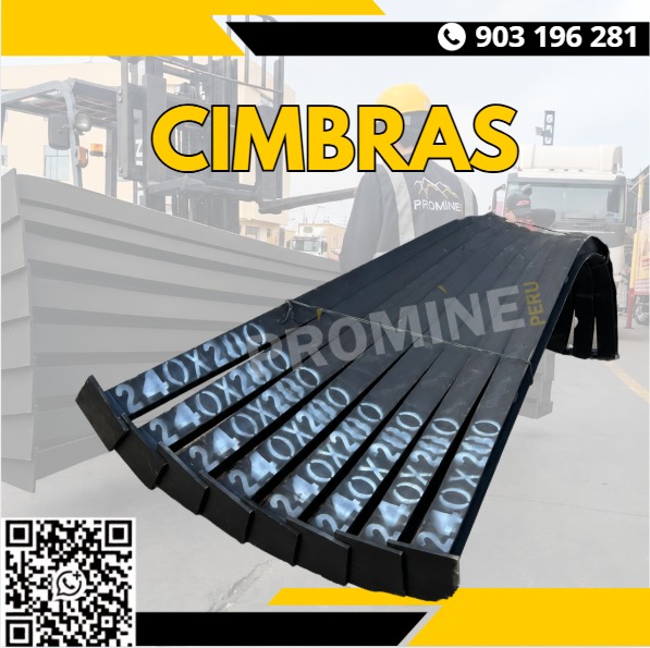 Servicio de suministro de cimbras para minería