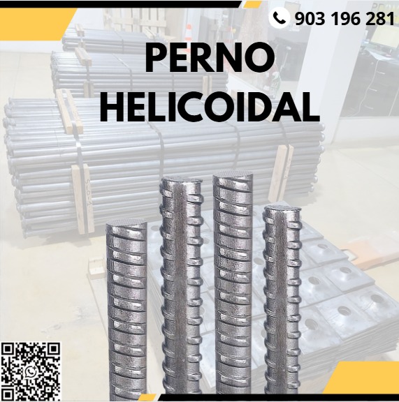 Servicio de suministro de pernos helicoidales para anclaje