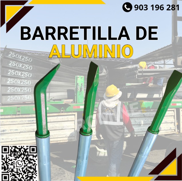 Servicio de suministro de barretillas de aluminio