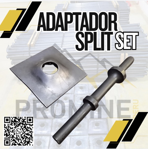 Servicio de Adaptador Split Set para Instalación de Pernos