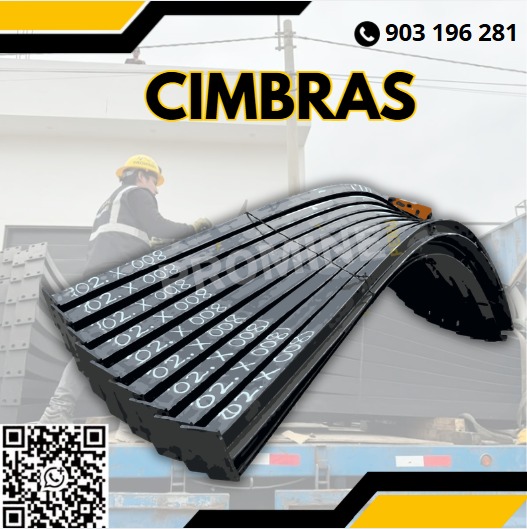 Servicio de suministro de cimbras metálicas para túneles