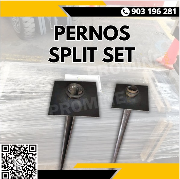 Servicio de suministro de anclajes friccionales Split Set
