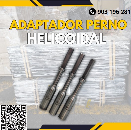 Venta de adaptadores de perno helicoidal con despacho nacional