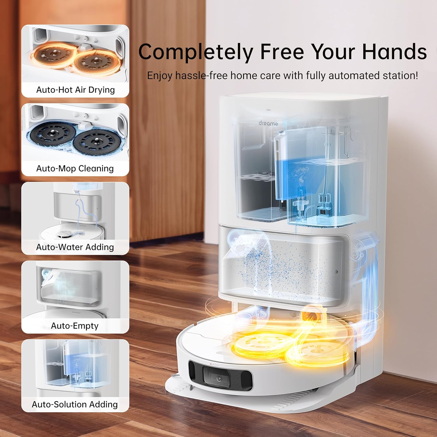 Aspiradora robot Dreame L10s Ultra combinada con fregado (caja abierta)64021716224385121