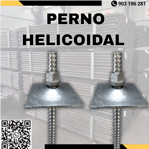 Servicio de venta de pernos helicoidales para minería