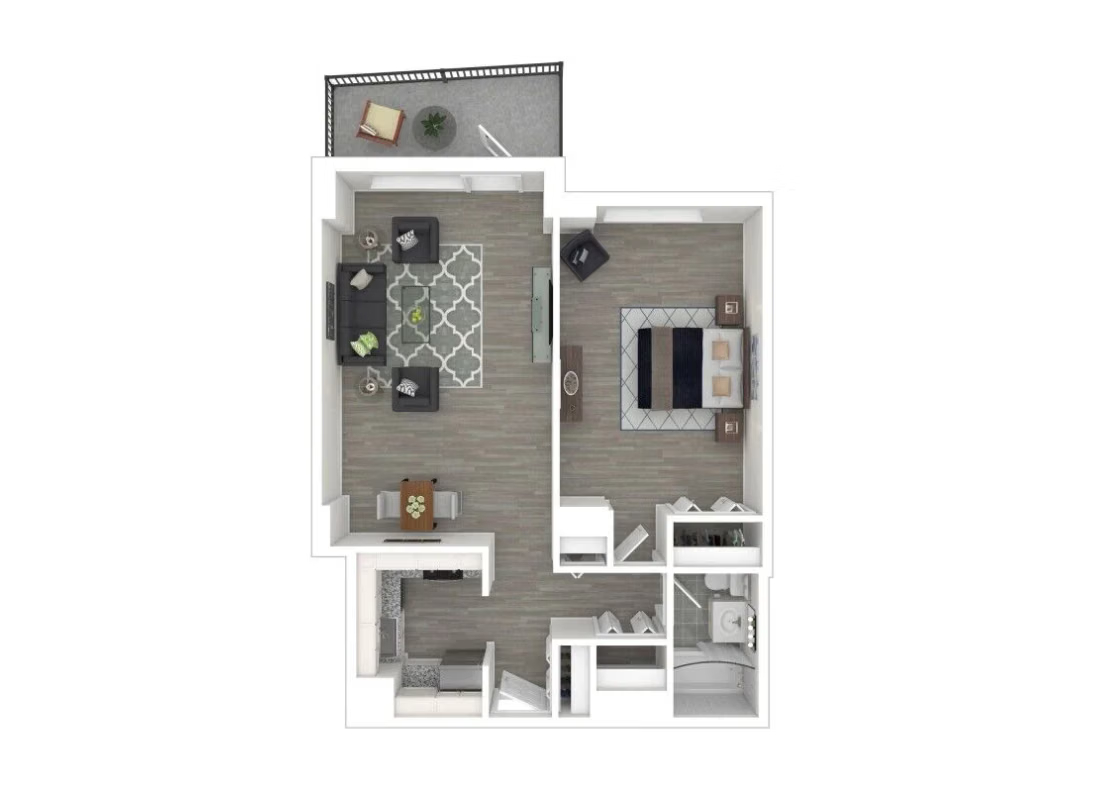 J Vue at the LMA, Boston  A1.1R Renovated - 1 Bed 1 Bath64263046351234121