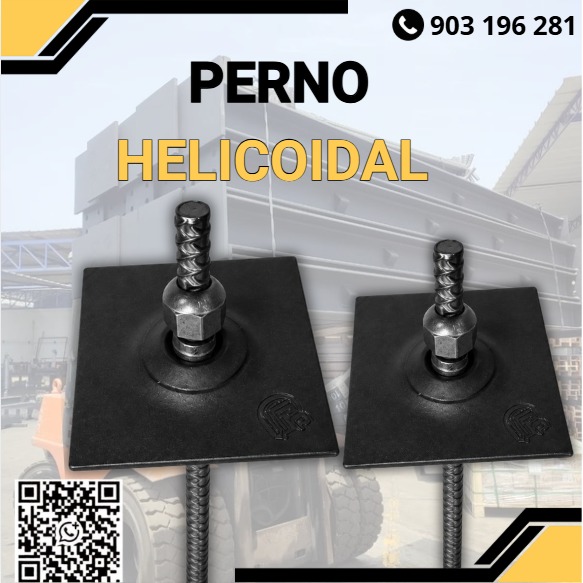 Servicio de venta de pernos helicoidales para minas