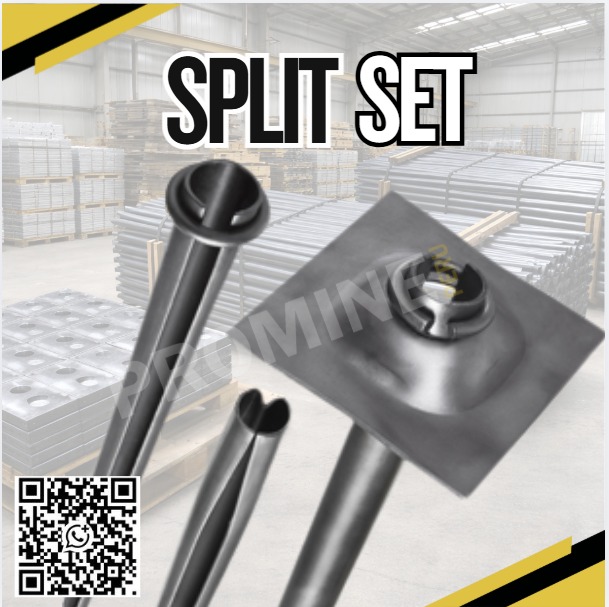 Servicio de Pernos Split Set para Minería