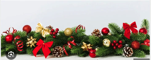 6ft Festive Christmas Garland - Like New For Sale