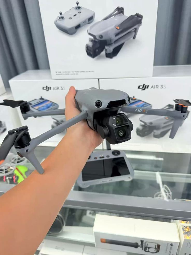 DJI Air 3 drone, gray body, front camera, for sale