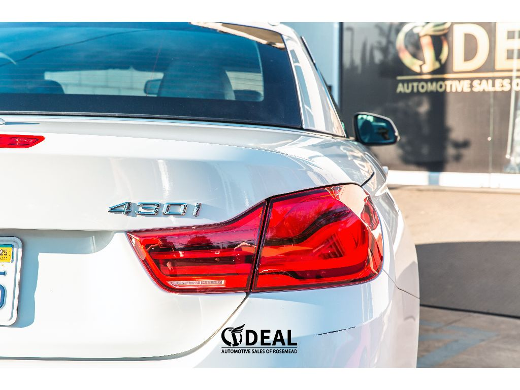 2018 BMW 430I CONVERTIBLE63322677227265120