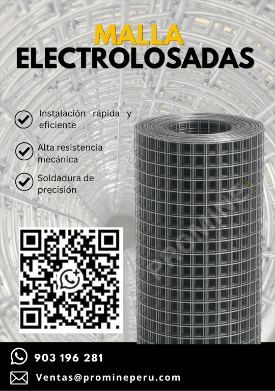 Welded Wire Mesh for Mining and Construction | PROMINE PERÚ