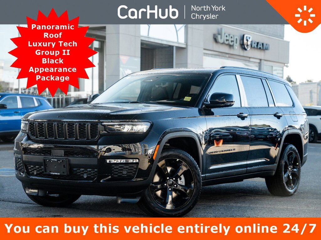 2025 Jeep Grand Cherokee L Limited Panoroof Luxury Tech Group II Black Appea