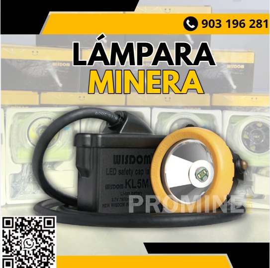 Venta de lámparas mineras inalámbricas con despacho nacional