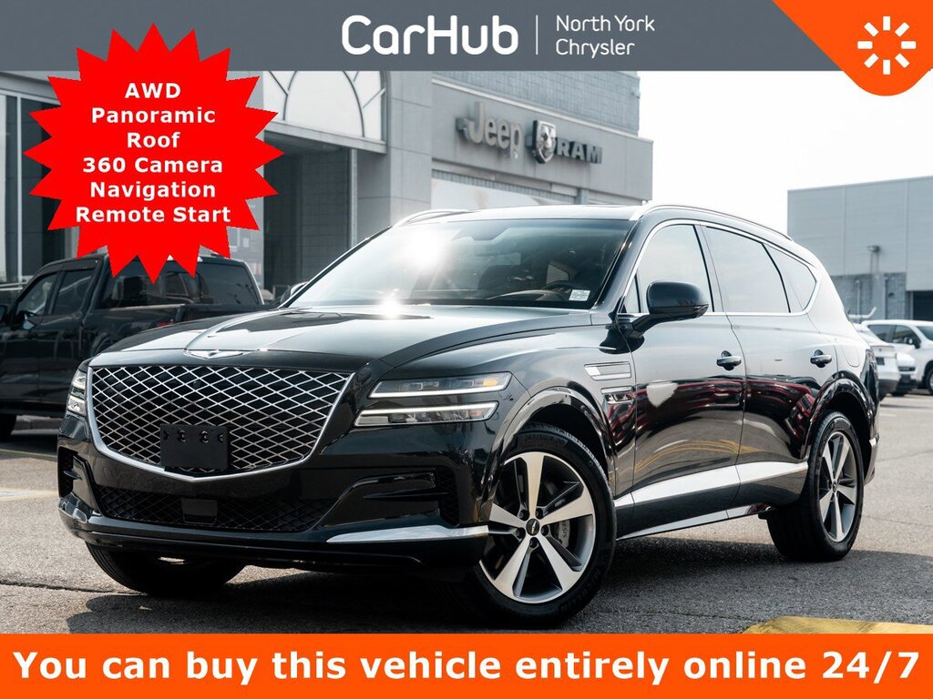 2023 Genesis GV80 2.5T Advanced AWD Panoramic Roof 360 Camera Naviga