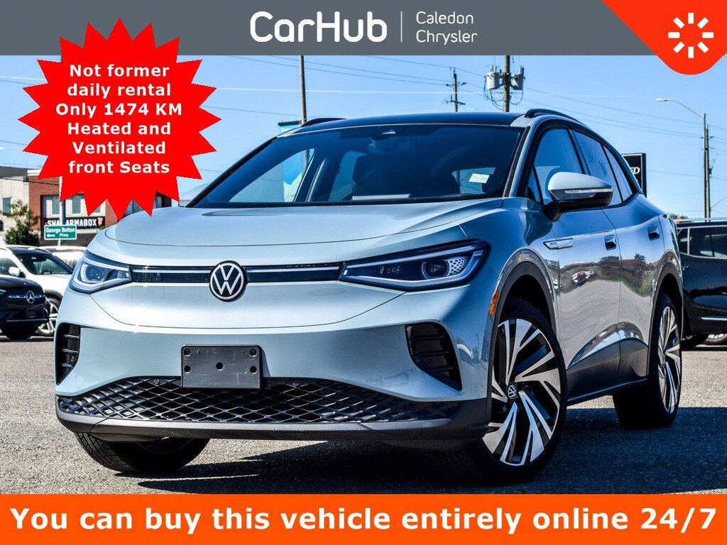 2024 Volkswagen ID.4 Pro S AWD Only 1474 Km Pano roof 12.9Display Blind