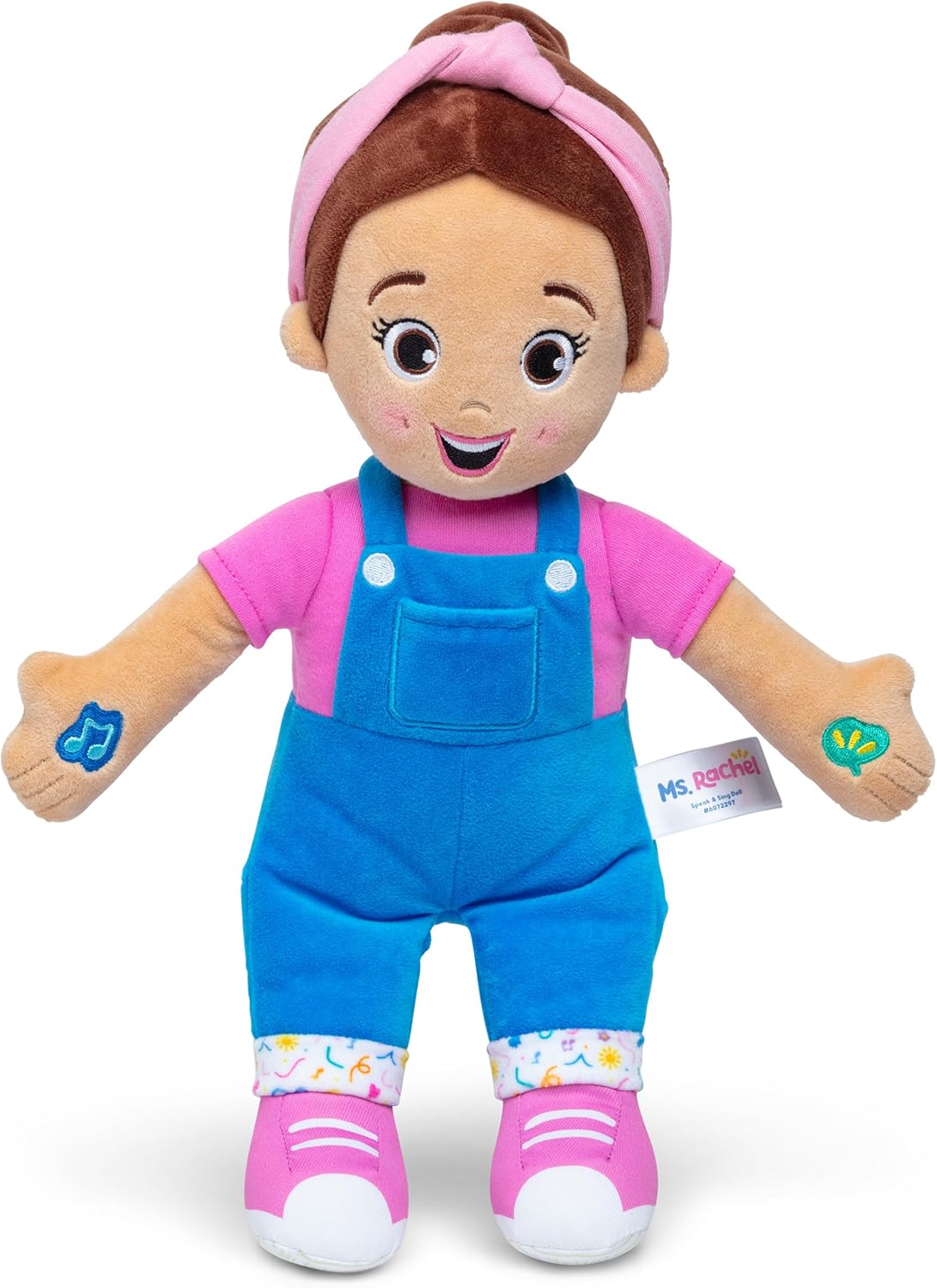 Ms. Rachel Speak & Sing Doll 16” Tall Interactive Toy with 4 Songs & 16+ Phrases, Toddler Toys for Girls & Boys Ages 6 Months to 3+ Years（Open Box）63678495253761120