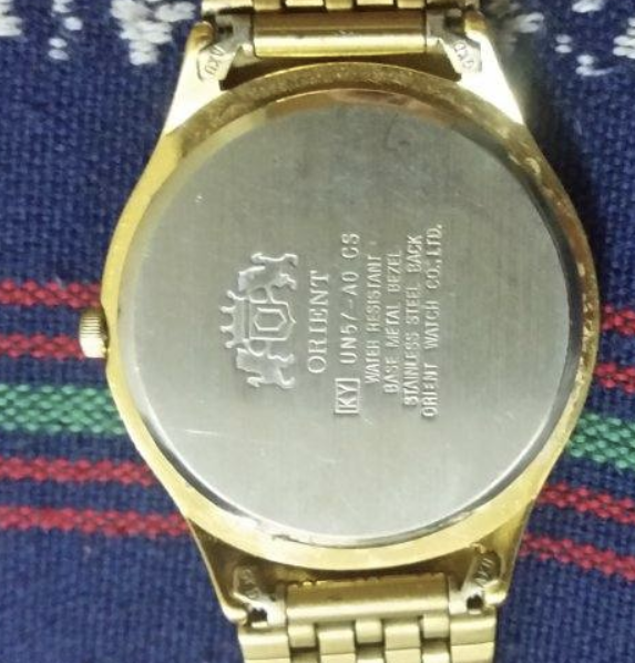 Reloj de oro Casio original Orient