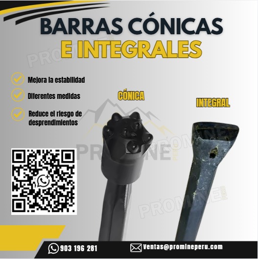 We Provide Tapered and Integral Drill Rods for Mining and Construction