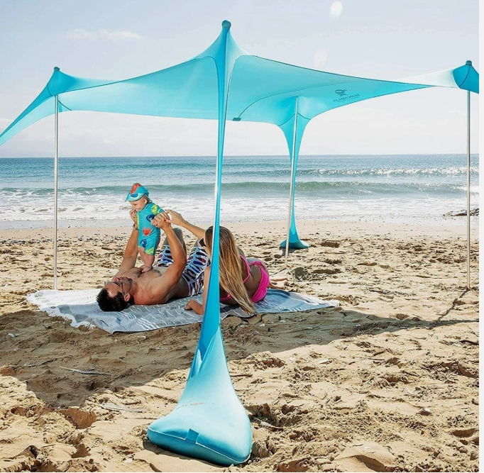 (Original $118) SUN NINJA Beach Tent Sun Shelter UPF50+, New other632035407968011221