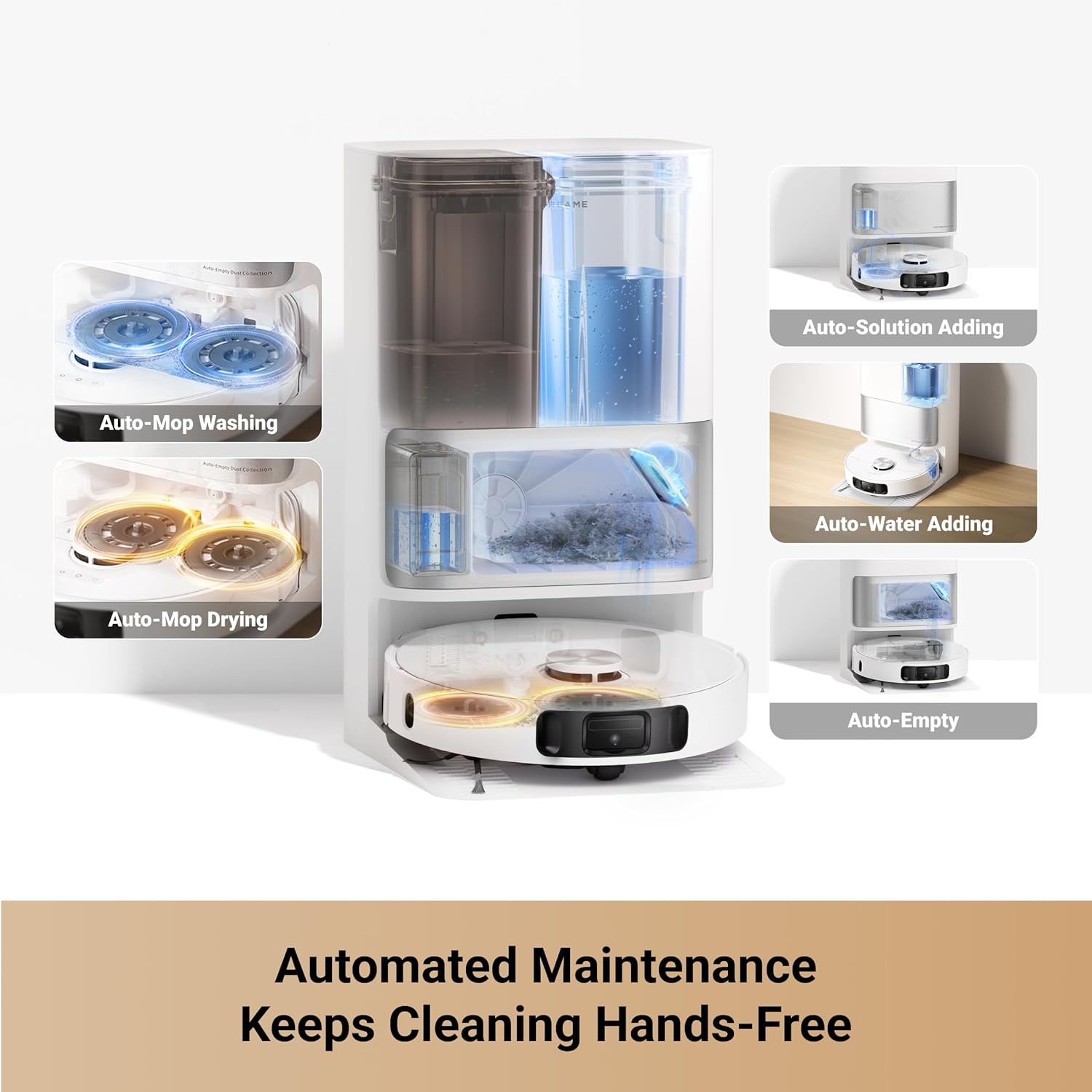 Aspiradora robot DREAME L10s Ultra Gen 2 con fregado, succión de 10.000 Pa (caja abierta)64021767239171124