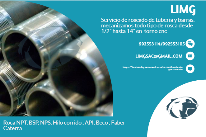 Servicio de fabricación de uniones para tubería569999343842109445