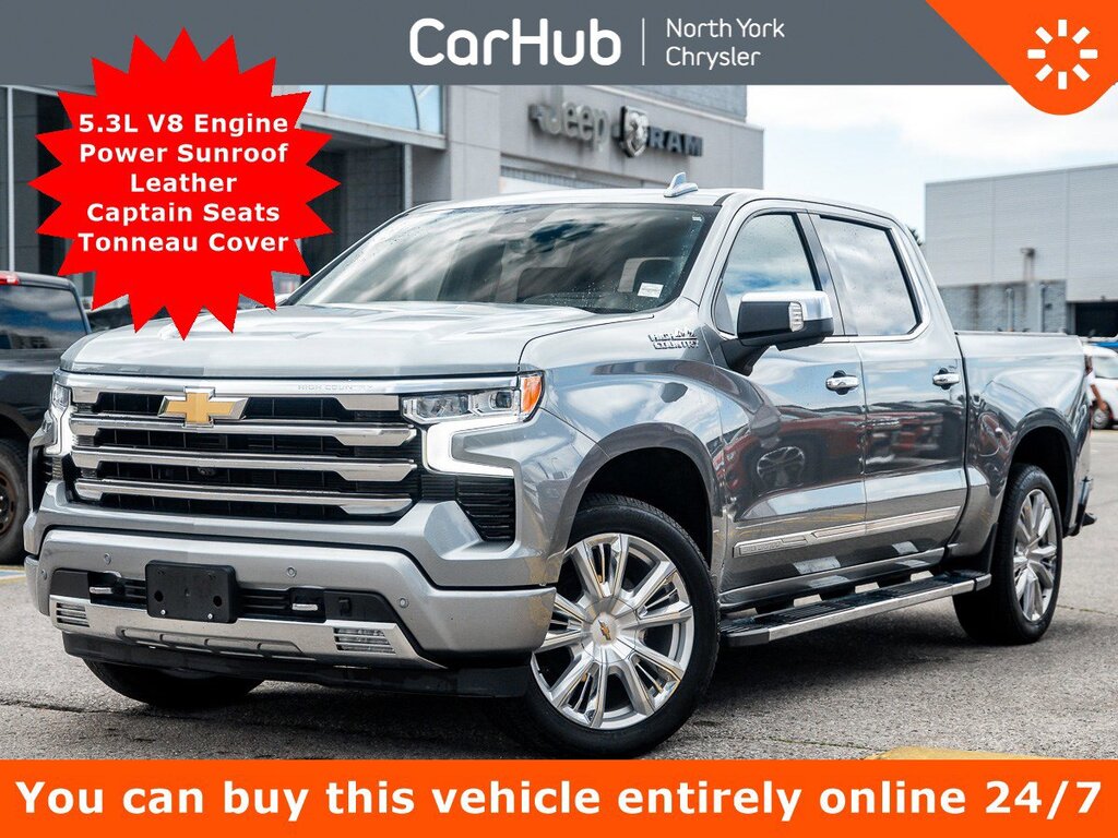 2023 Chevrolet Silverado 1500 High Country 147'' V8 Sunroof Leather Captain Seat