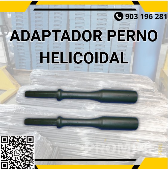 Sale of adapters for helical bolts