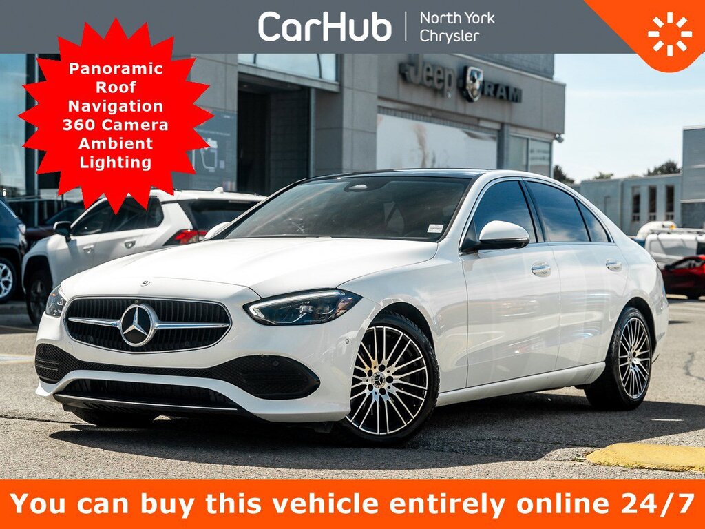 2023 Mercedes-Benz C-Class C 300 Panoramic Roof Navigation 360 Camera Ambient