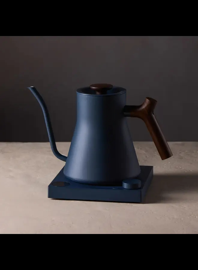 STAGG EKG ELECTRIC POUR OVER KETTLE STONE BLUE AND WALNUT