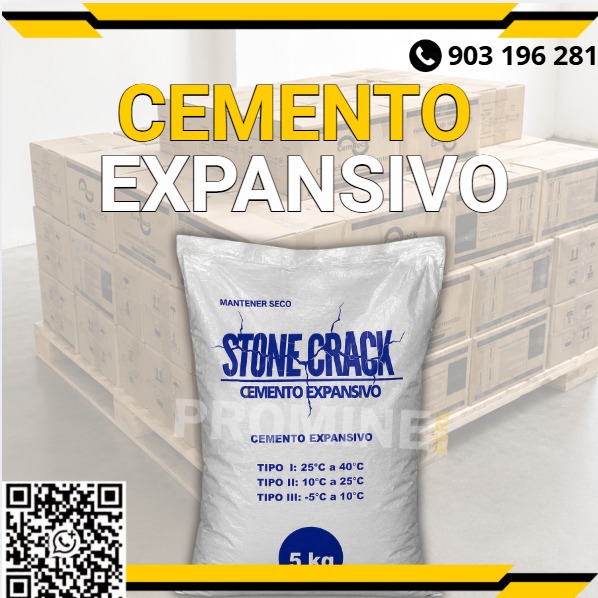 Servicio de demolición controlada con cemento expansivo