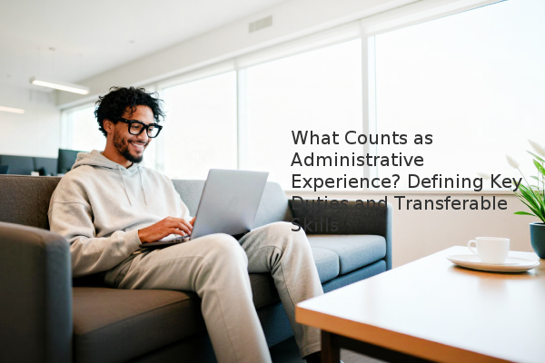 What Counts as Administrative Experience? Defining Key Duties and ...