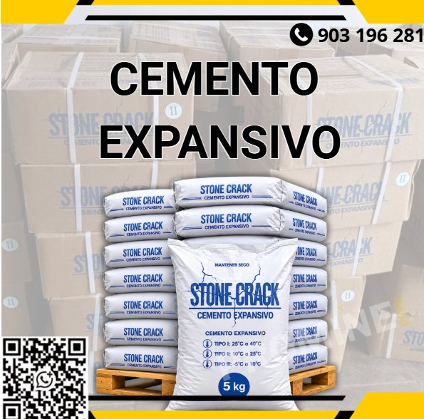 Venta de cemento expansivo para fractura de roca