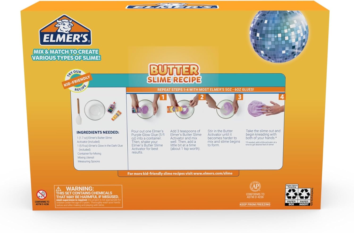Elmer's Color Rush Slime Kit Includes Liquid Glue 10 Piece Set63700861179011123
