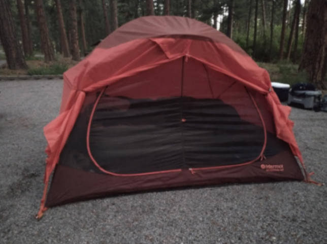 MARMOT Midpines para 4 personas, Rojo - Usado – Excelente63070815557761122