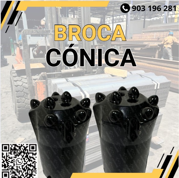 Servicio de venta de brocas cónicas con botones