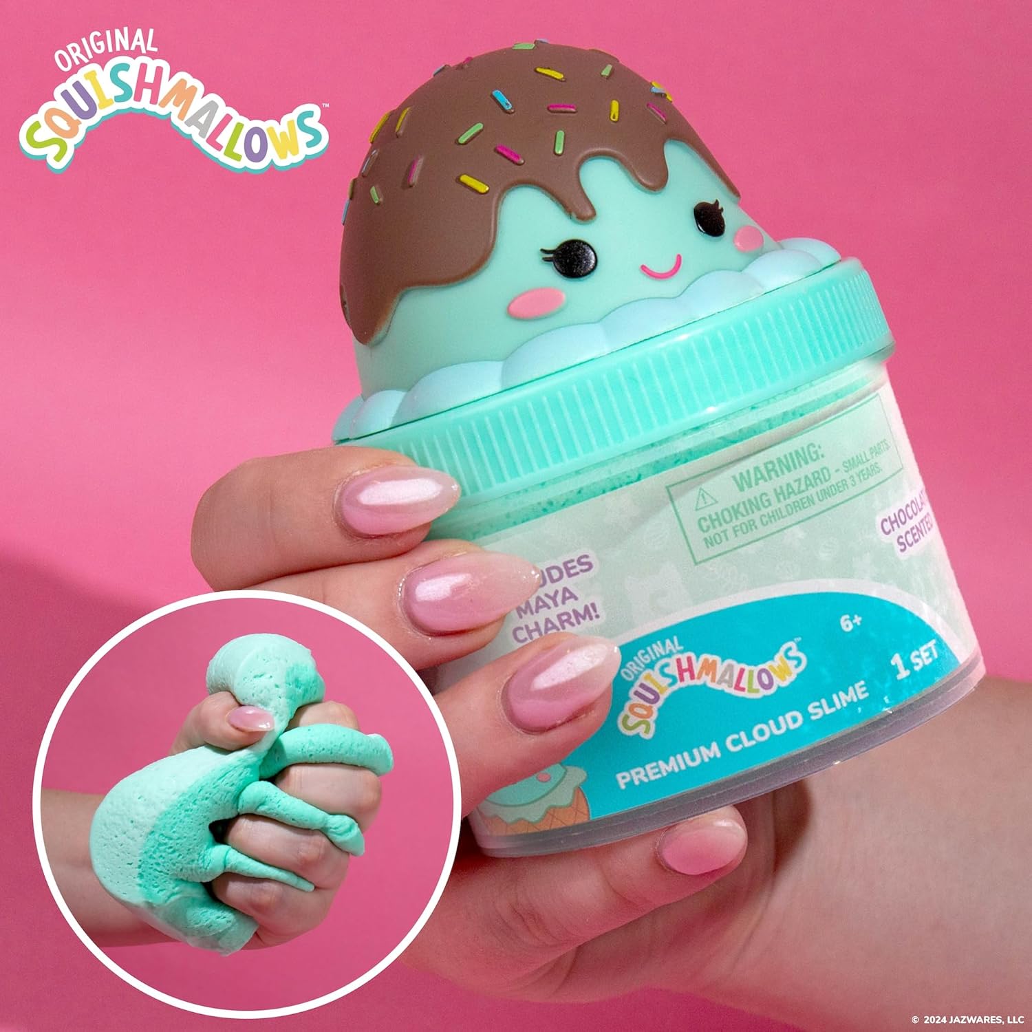 Maya The Ice Cream Premium Cloud Slime, aroma a chocolate para niños de 8-12 años63700691807875122