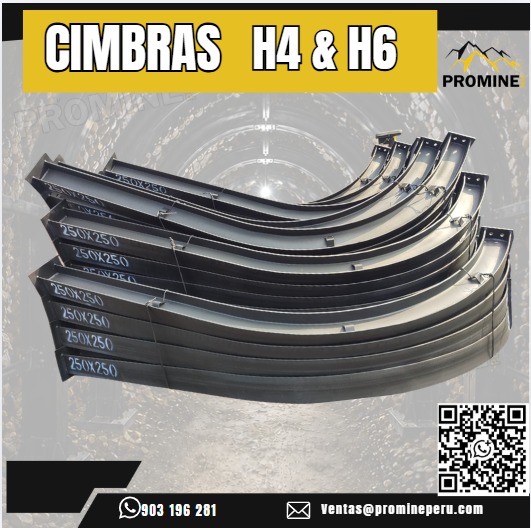 Servicio de Fabricación de Cimbras Metálicas H4 & H6