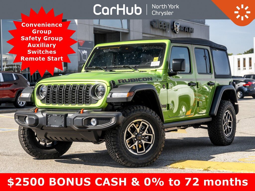 2025 Jeep Wrangler Rubicon 4x4 Convenience Group Safety Group Aux Swi
