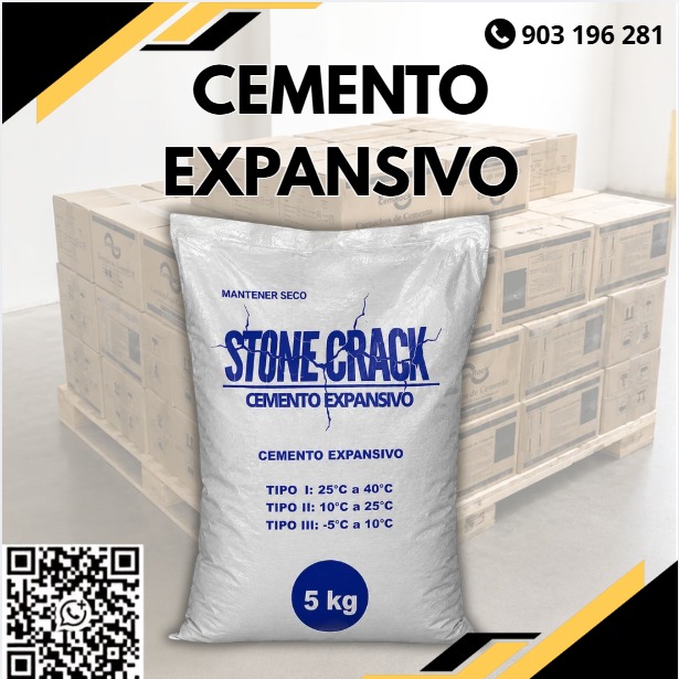 Servicio de demolición con cemento expansivo