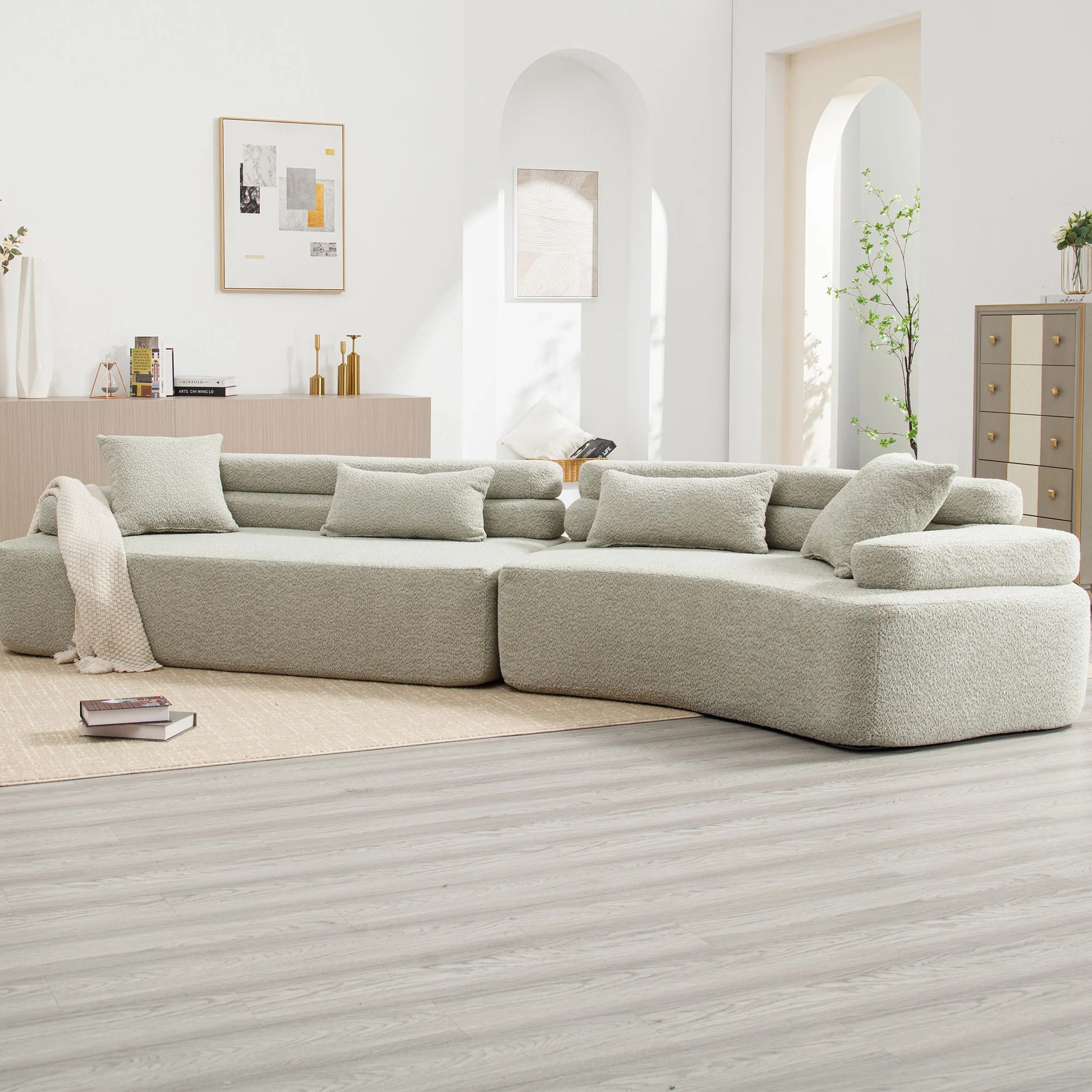 [VIDEO provided][New]Unique modeling design,Upholstered Indoor Furniture,Foam-Filled Sleeper Sofa Bed for Living Room,Bedroom,3 Colors W2705S0000863887002021249120
