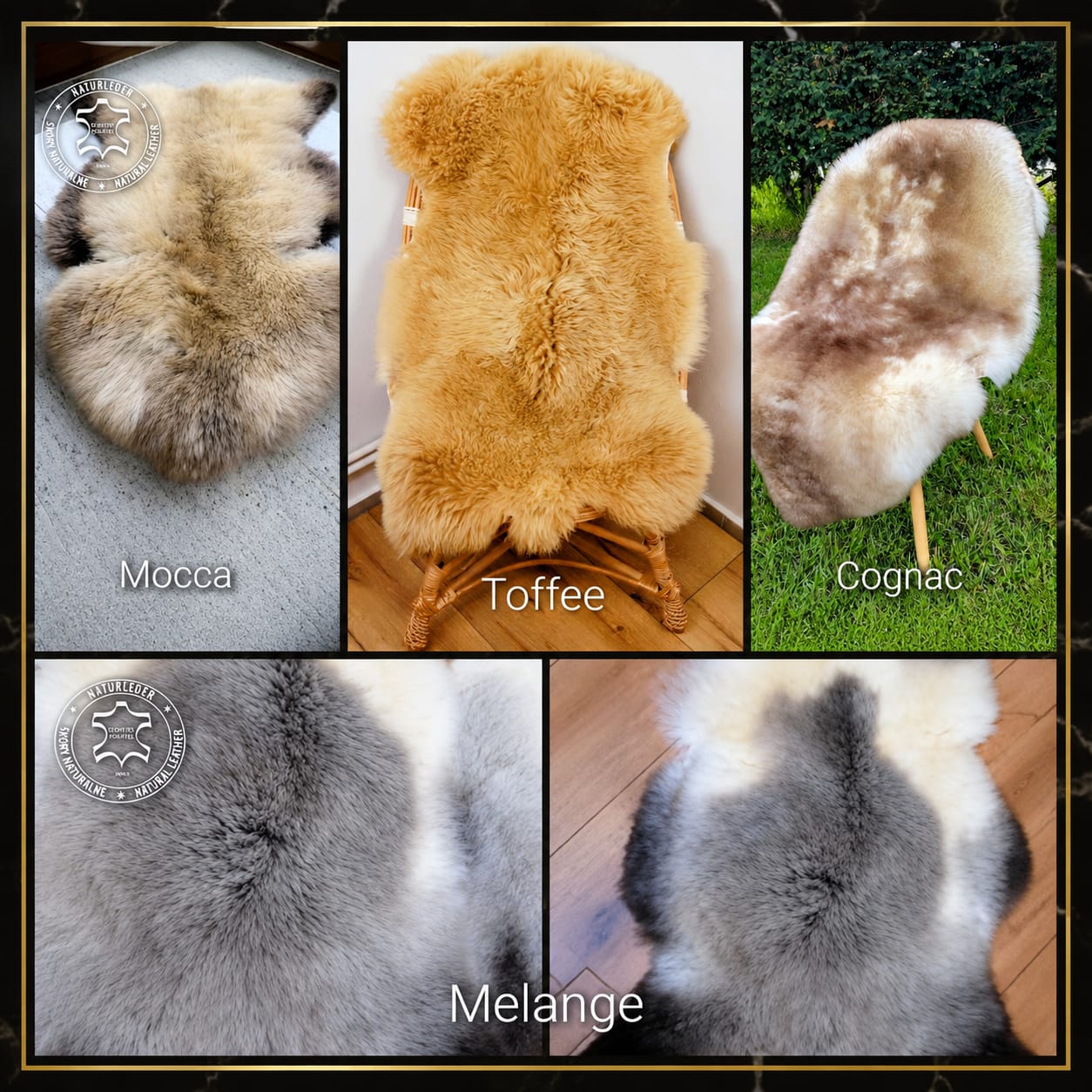 Meliert Collection Natural Sheepskins For Sale