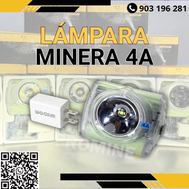 Servicio de venta de lámparas mineras LED