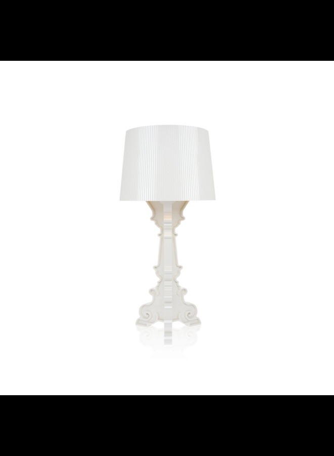 BOURGIE WHITE AND GOLD TABLE LAMP