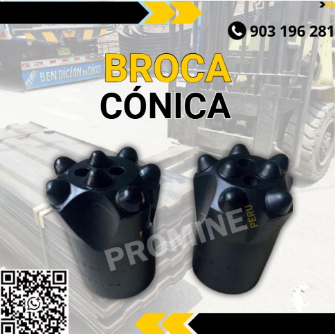 Venta de brocas de perforación minera con botones